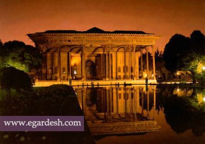 کاخ چهلستون  اصفهان