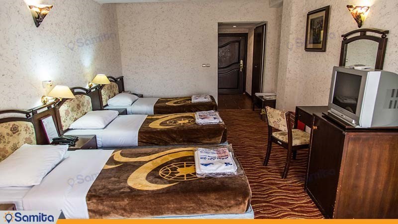 اتاق سه نفره هتل جهانگردی دلوار