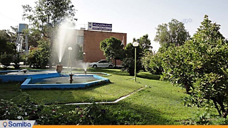 نمای ساختمان مهمانسرای جهانگردی فیروزآباد
