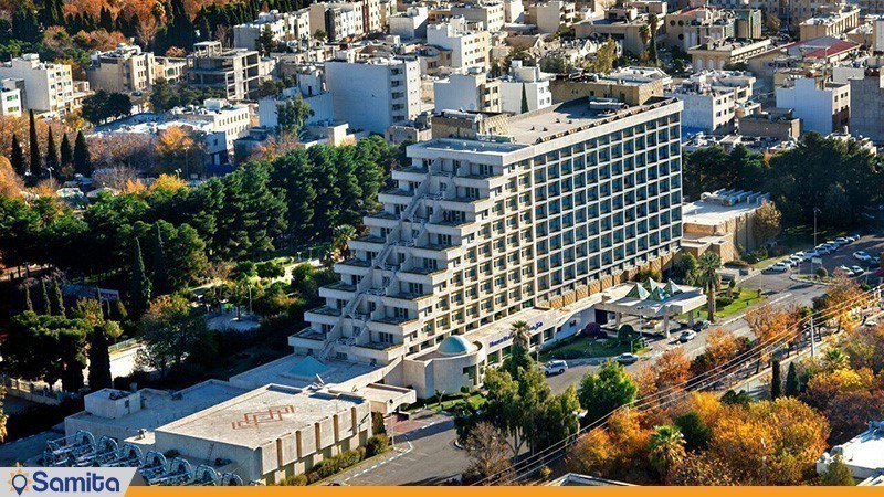 نمای ساختمان هتل هما شیراز