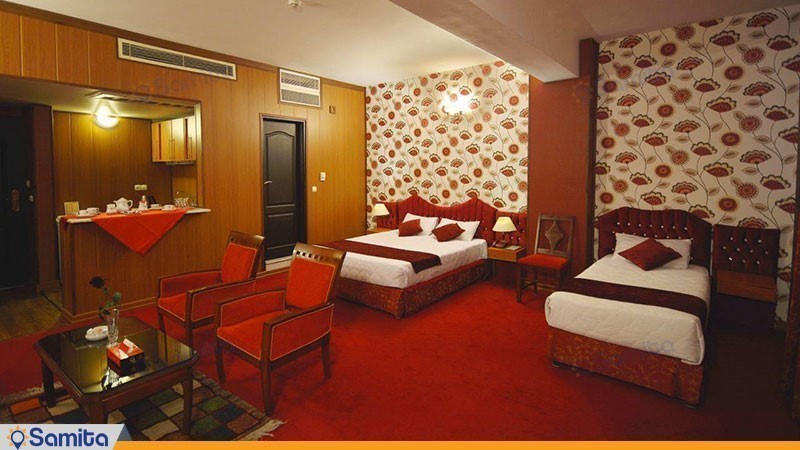 اتاق سه تخته هتل پارک سعدی