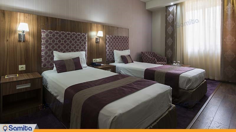 اتاق دو تخته هتل پارسیان شیراز