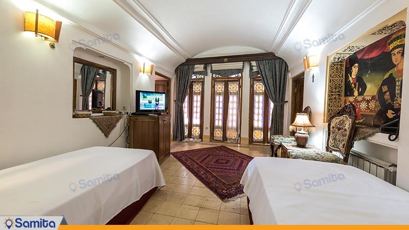 اتاق دو تخته توئین هتل سنتی فهادان