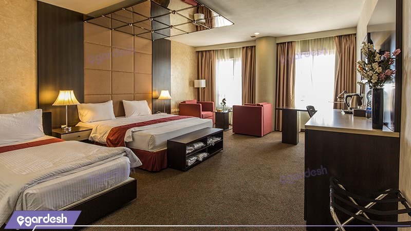 اتاق سه تخته vip هتل ایران کیش