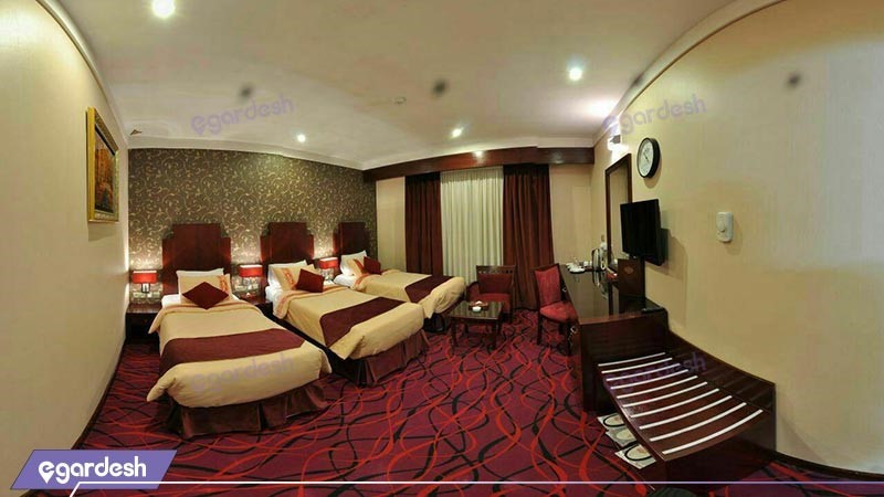 اتاق سه تخته هتل پارسیس