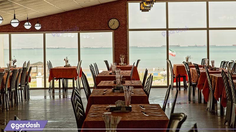 رستوران هتل ساحلی خلیج فارس قشم