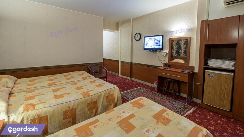 اتاق سه تخته هتل شیراز 