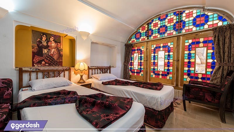 اتاق دو تخته توئین هتل سنتی مهر 
