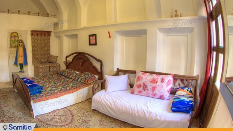  Double room in the traditional Negin Hotel in Kashan