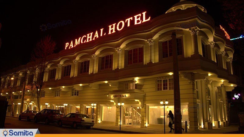  View of the building of Pamchal Hotel Rasht